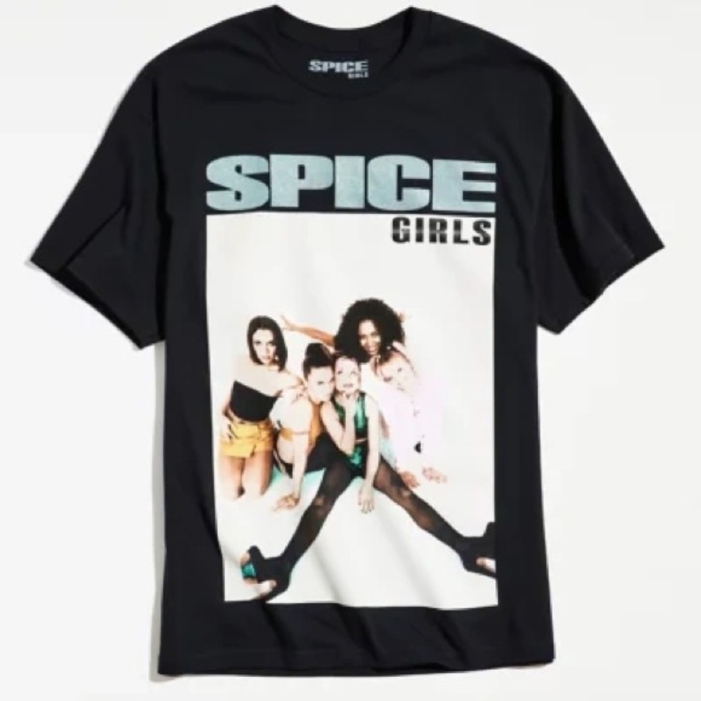 Urban Outfitters Black Spice Girls Graphic Tee